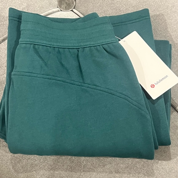 Scuba mid rise wide leg pant regular 5’4”-5’8” in storm teal - Picture 3 of 3